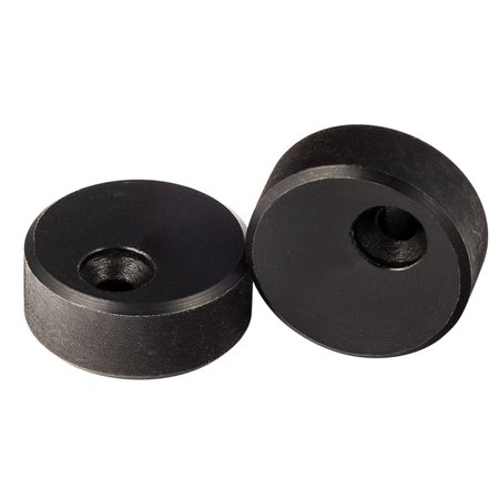 SURE-LOC HARDWARE Sure-Loc Hardware Barn Track Anti-Jump Block, Pair, Flat Black BARN-JB FBL